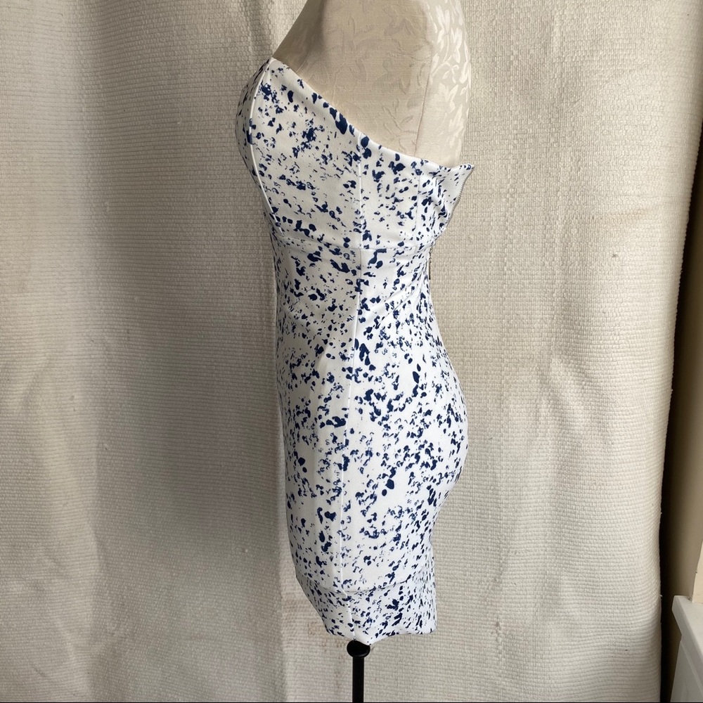 Revolve S Backstage Print Strapless Bodycon Dress - Picture 6 of 9